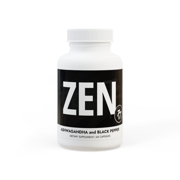 ZEN - Ashwagandha and Black Pepper Supplement (60 capsules)