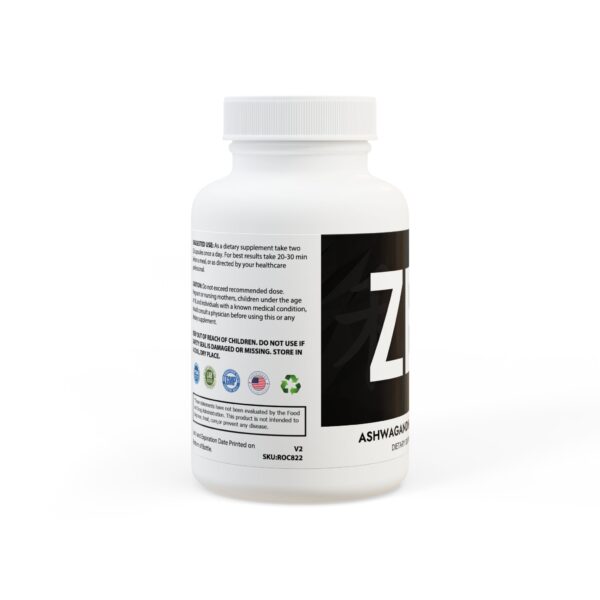 ZEN - Ashwagandha and Black Pepper Supplement (60 capsules) - Image 2